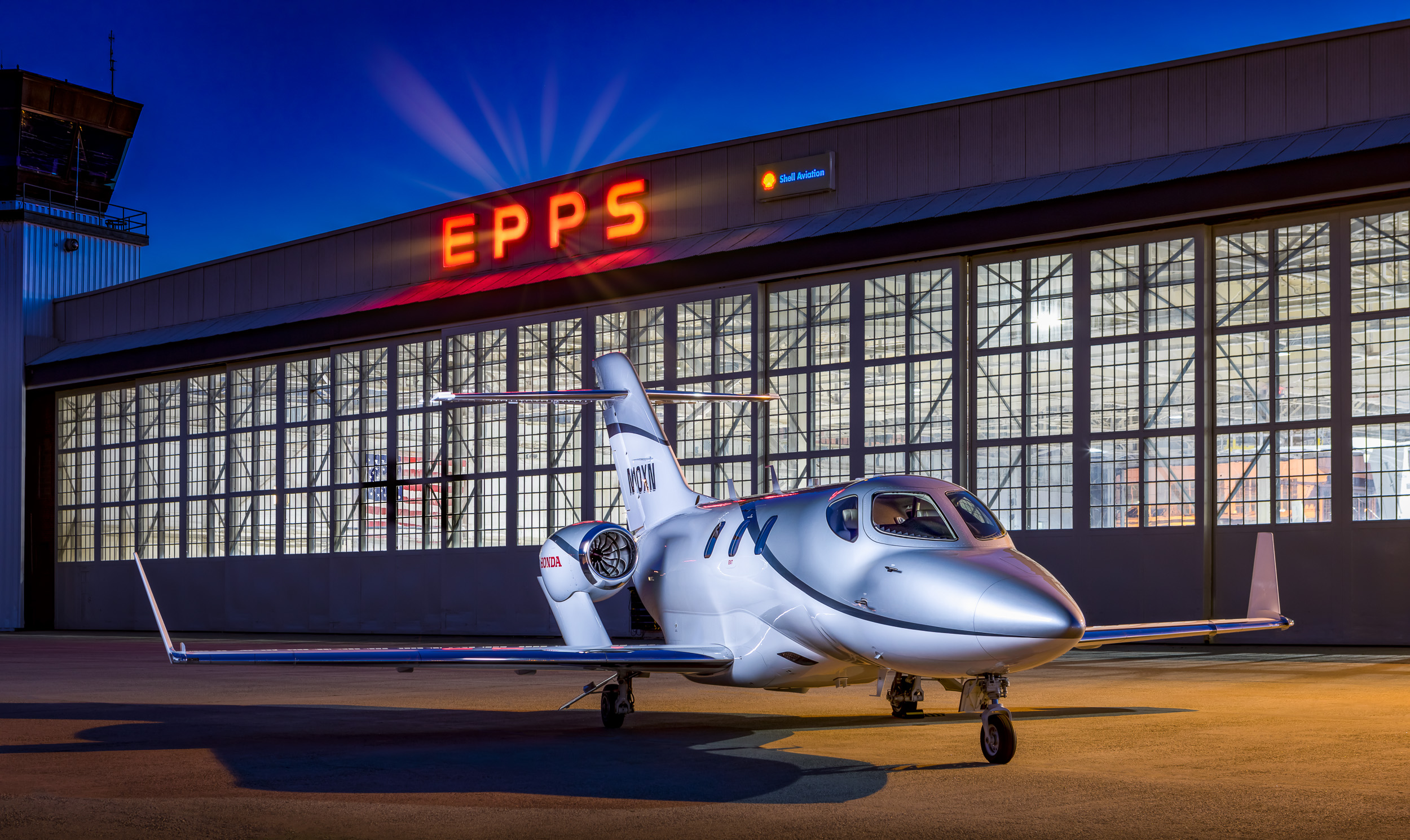 Hondajet, created for Epps Aviation in Atlanta.